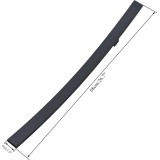 Luxury Επιτοίχια 68cm Βρύση Νιπτήρα Καταρράκτη με στόμιο μονής λαβής ανάμεικτη ζεστό κρύο RZ5073 ΜΑΥΡΟ 7