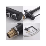 Τρίοδη Μπαταρία Κουζίνας Φίλτρου STOCCO ST2299B BLACK MAT 6
