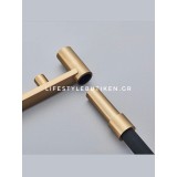 NARON Τρίοδη Ψηλή Μπαταρία Κουζίνας NR-1299BG BRUSHED GOLD 7