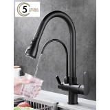 Τρίοδη Μπαταρία κουζίνας Φίλτρου STOCCO ST931B BLACK MAT 1