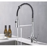 STOCCO Τρίοδη Μπαταρία κουζίνας Φίλτρου ST941C CHROME 1