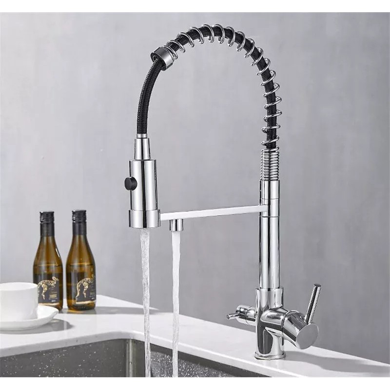 STOCCO Τρίοδη Μπαταρία κουζίνας Φίλτρου ST941C CHROME Σπίτι-Κήπος