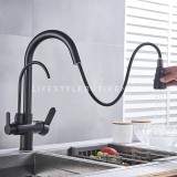 Τρίοδη Μπαταρία κουζίνας Φίλτρου STOCCO ST931B BLACK MAT 6