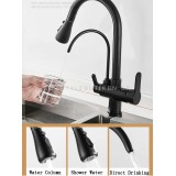 Τρίοδη Μπαταρία κουζίνας Φίλτρου STOCCO ST931B BLACK MAT 8