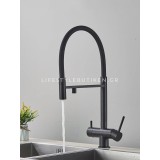 Τρίοδη Ψηλή Μπαταρία Κουζίνας NARON NR-1299B BLACK MAT 3