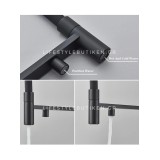 Τρίοδη Ψηλή Μπαταρία Κουζίνας NARON NR-1299B BLACK MAT 7
