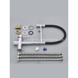 Τρίοδη Ψηλή Μπαταρία Κουζίνας NARON NR-1299C CHROME 7