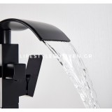 Luxury Matte Black Bathtub Faucet επιδαπέδια μπαταρία λουτρού MY3077 BLACK MAT 3