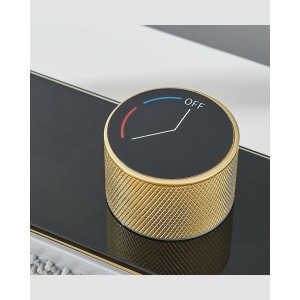 NARON Πολυλειτουργικό χειροποίητο σετ νεροχύτη κουζίνας από ανοξείδωτο ατσάλι 304 μονό με ψηφιακή οθόνη καταρράκτη σετ νεροχύτη με βρύση κουζίνας NR-5521BG BRUSHED GOLD