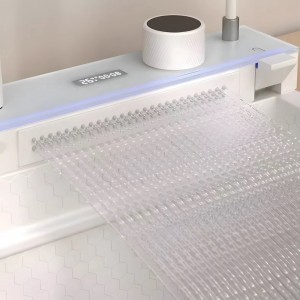 NARON Μοντέρνο υψηλής ποιότητας χειροποίητο σετ νεροχύτη κουζίνας από ανοξείδωτο ατσάλι 304 μονό με ψηφιακή οθόνη καταρράκτη σετ νεροχύτη με βρύση κουζίνας NR-5521W WHITE