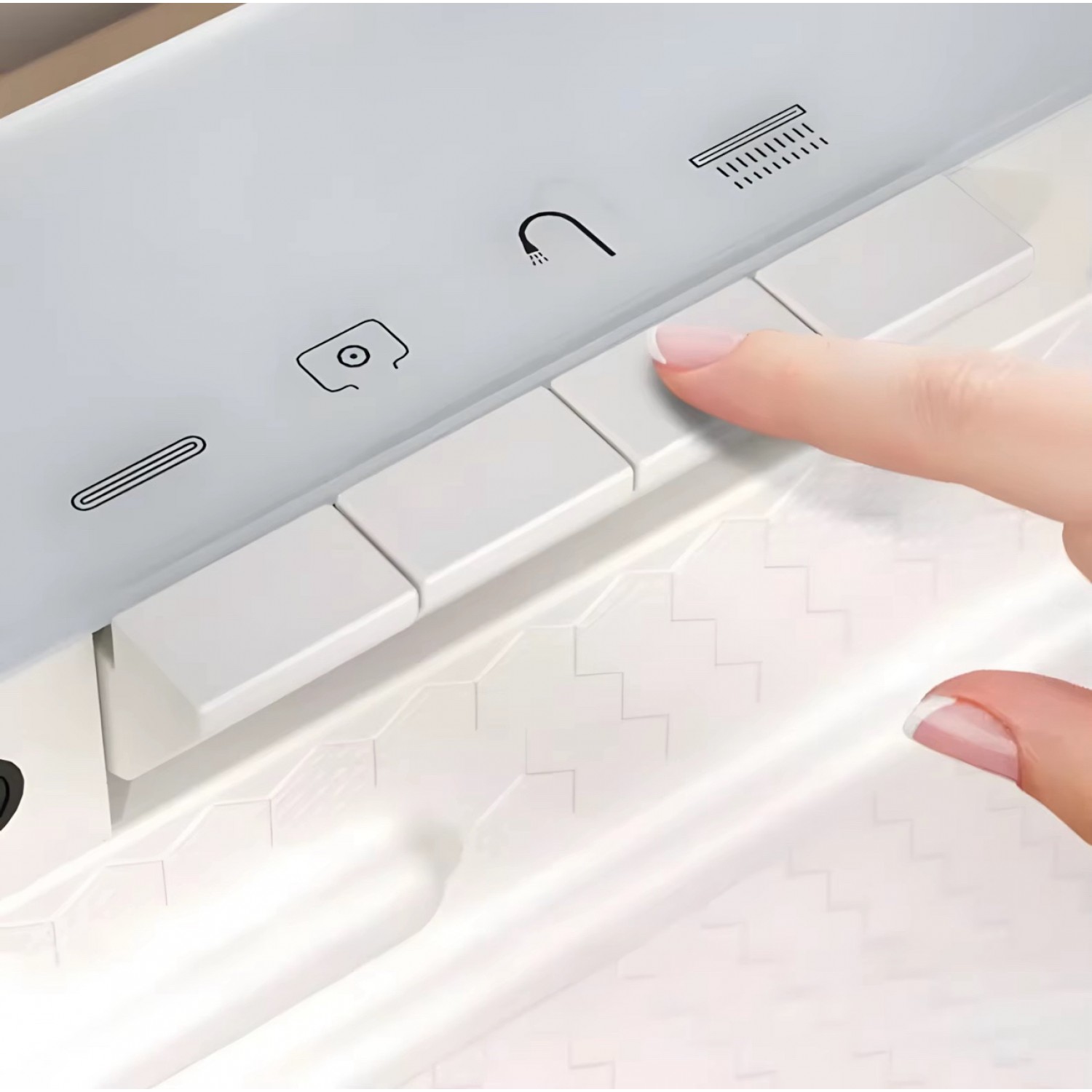 NARON Μοντέρνο υψηλής ποιότητας χειροποίητο σετ νεροχύτη κουζίνας από ανοξείδωτο ατσάλι 304 μονό με ψηφιακή οθόνη καταρράκτη σετ νεροχύτη με βρύση κουζίνας NR-5521W WHITE