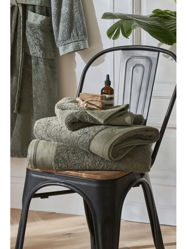 Nydel Paris 70 x 140 cm Βιολογική Πετσέτα μπάνιου από εξαιρετικά απαλό και παχύ οργανικό βαμβάκι 700 g/m² ND337236 Chaki