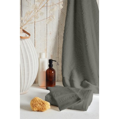 Nydel Paris 100 x 150 cm Βιολογική Πετσέτα μπάνιου MAXI από εξαιρετικά απαλό και παχύ οργανικό βαμβάκι 700 g/m² ND33723 Grey
