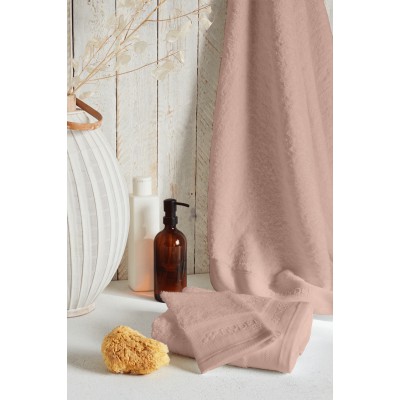 Nydel Paris 100 x 150 cm Βιολογική Πετσέτα μπάνιου MAXI από εξαιρετικά απαλό και παχύ οργανικό βαμβάκι 700 g/m² ND33723 ROSE