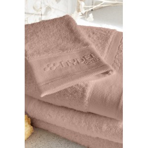 Nydel Paris 50 x 100 cm Βιολογική Πετσέτα μπάνιου από εξαιρετικά απαλό και παχύ οργανικό βαμβάκι 700 g/m² ND3372 ROSE