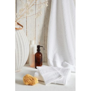 Nydel Paris 50 x 100 cm Βιολογική Πετσέτα μπάνιου από εξαιρετικά απαλό και παχύ οργανικό βαμβάκι 700 g/m² ND3372 WHITE