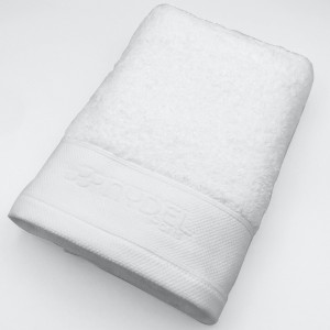 Nydel Paris 50 x 100 cm Βιολογική Πετσέτα μπάνιου από εξαιρετικά απαλό και παχύ οργανικό βαμβάκι 700 g/m² ND3372 WHITE