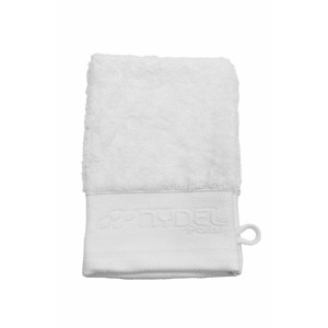 Nydel Paris 21 x 15 cm Βιολογικό Γάντι μπάνιου από εξαιρετικά απαλό και παχύ οργανικό βαμβάκι 700 g/m² ND3372360 WHITE