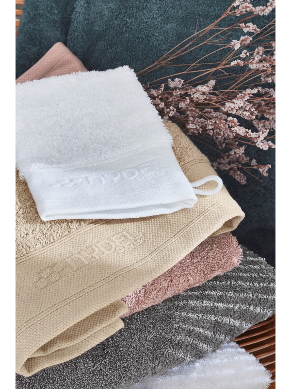 Nydel Paris 50 x 100 cm Βιολογική Πετσέτα μπάνιου από εξαιρετικά απαλό και παχύ οργανικό βαμβάκι 700 g/m² ND3372 Beige