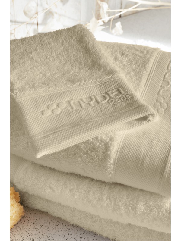 Nydel Paris 21 x 15 cm Βιολογικό Γάντι μπάνιου από εξαιρετικά απαλό και παχύ οργανικό βαμβάκι 700 g/m² ND3372360 Beige