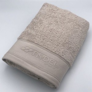 Nydel Paris 50 x 100 cm Βιολογική Πετσέτα μπάνιου από εξαιρετικά απαλό και παχύ οργανικό βαμβάκι 700 g/m² ND3372 Beige