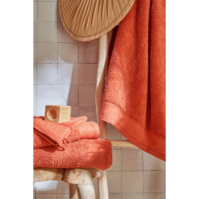 Nydel Paris 100 x 150 cm Βιολογική Πετσέτα μπάνιου MAXI από εξαιρετικά απαλό και παχύ οργανικό βαμβάκι 700 g/m² ND33723 Κεραμιδί