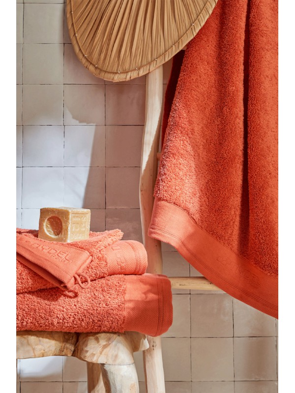 Nydel Paris 100 x 150 cm Βιολογική Πετσέτα μπάνιου MAXI από εξαιρετικά απαλό και παχύ οργανικό βαμβάκι 700 g/m² ND33723 Κεραμιδί