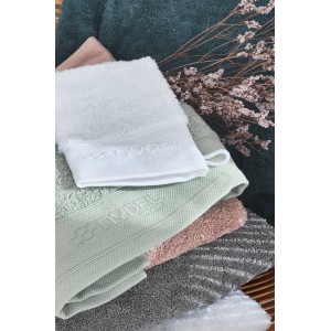 Nydel Paris 50 x 100 cm Βιολογική Πετσέτα μπάνιου από εξαιρετικά απαλό και παχύ οργανικό βαμβάκι 700 g/m² ND3372 ΜΕΝΤΑ