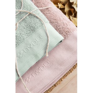 Nydel Paris 50 x 100 cm Βιολογική Πετσέτα μπάνιου από εξαιρετικά απαλό και παχύ οργανικό βαμβάκι 700 g/m² ND3372 ΜΕΝΤΑ