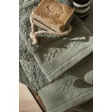 Nydel Paris 21 x 15 cm Βιολογικό Γάντι μπάνιου από εξαιρετικά απαλό και παχύ οργανικό βαμβάκι 700 g/m² ND3372360 Chaki 3