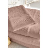 Nydel Paris 21 x 15 cm Βιολογικό Γάντι μπάνιου από εξαιρετικά απαλό και παχύ οργανικό βαμβάκι 700 g/m² ND3372360 ROSE 1