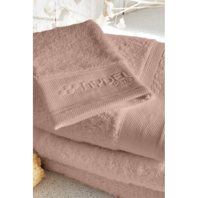 Nydel Paris 21 x 15 cm Βιολογικό Γάντι μπάνιου από εξαιρετικά απαλό και παχύ οργανικό βαμβάκι 700 g/m² ND3372360 ROSE Σπίτι-Κήπος
