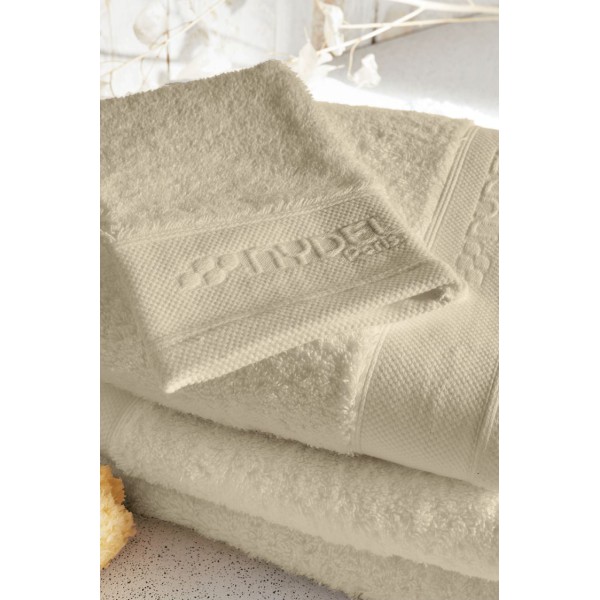 Nydel Paris 21 x 15 cm Βιολογικό Γάντι μπάνιου από εξαιρετικά απαλό και παχύ οργανικό βαμβάκι 700 g/m² ND3372360 Beige