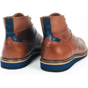 Ανδρικά δερμάτινα Παπουτσια Μποτάκια χειροποίητα TSALIS SHOES 528/ΤΑΜΠΑ