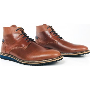 Ανδρικά δερμάτινα Παπουτσια Μποτάκια χειροποίητα TSALIS SHOES 528/ΤΑΜΠΑ