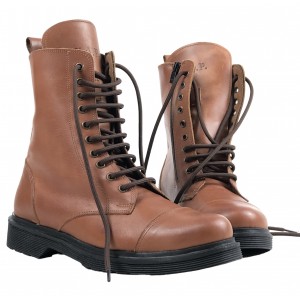 Ανδρική δερμάτινη αρβύλα με φερμουάρ MAINSTONE 1000 Ταμπά