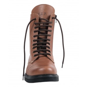 Ανδρική δερμάτινη αρβύλα με φερμουάρ MAINSTONE 1000 Ταμπά