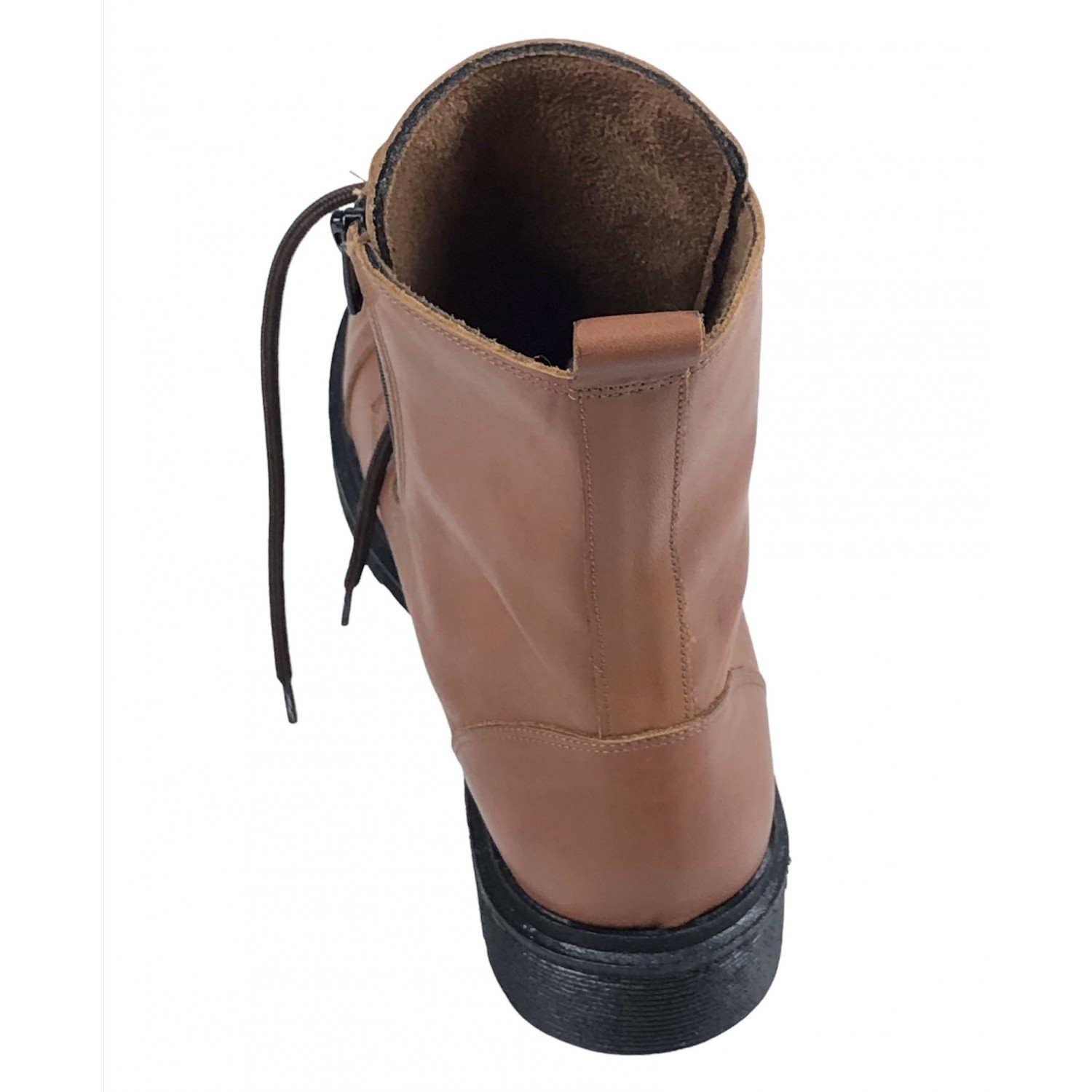 Ανδρική δερμάτινη αρβύλα με φερμουάρ MAINSTONE 1000 Ταμπά