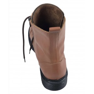 Ανδρική δερμάτινη αρβύλα με φερμουάρ MAINSTONE 1000 Ταμπά