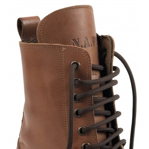 Ανδρική δερμάτινη αρβύλα με φερμουάρ MAINSTONE 1000 Ταμπά