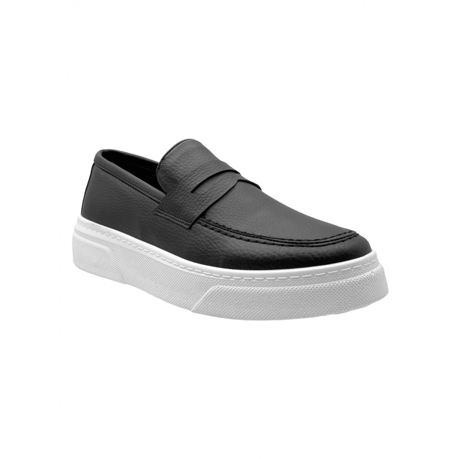 Life Style Butiken LS246052180 Black Ανδρικά  Δερμάτινα Loafers