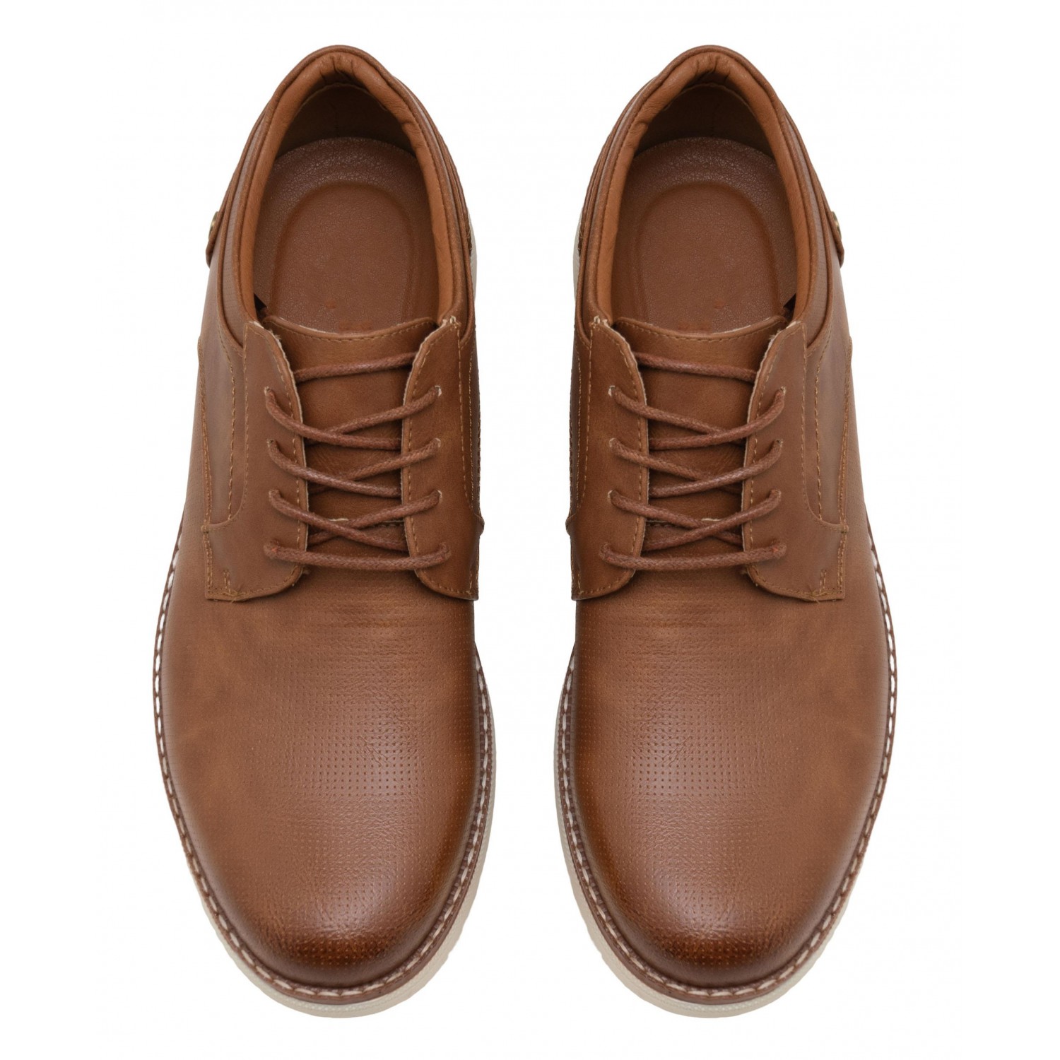 Life Style Butiken Ανδρικά Δετά Παπουτσια LS1M805 Camel 