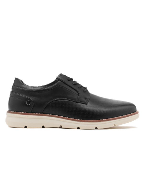 Life Style Butiken Ανδρικά Δετά Παπουτσια LS1M805 Black