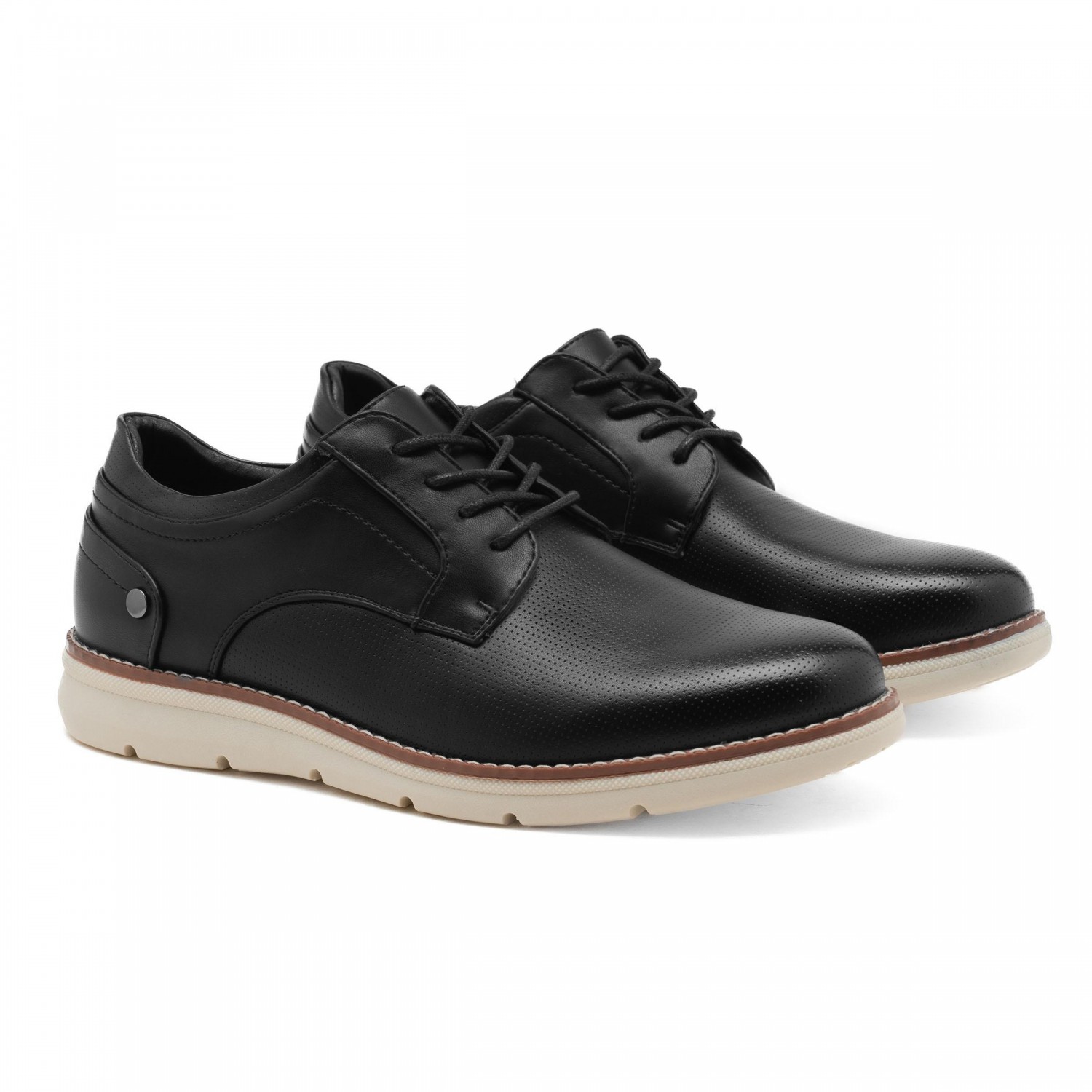 Life Style Butiken Ανδρικά Δετά Παπουτσια LS1M805 Black