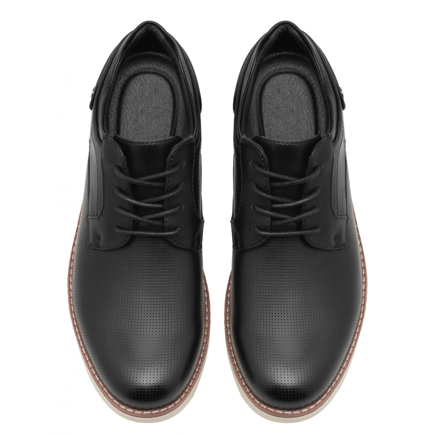 Life Style Butiken Ανδρικά Δετά Παπουτσια LS1M805 Black