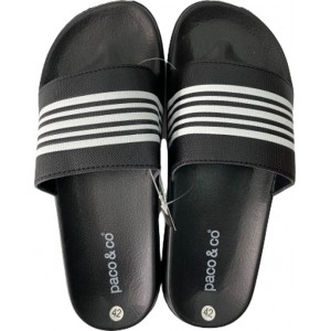 Paco Ανδρική Σαγιονάρα Χρώμα Μαύρο/Λευκό paco 203504-black/white