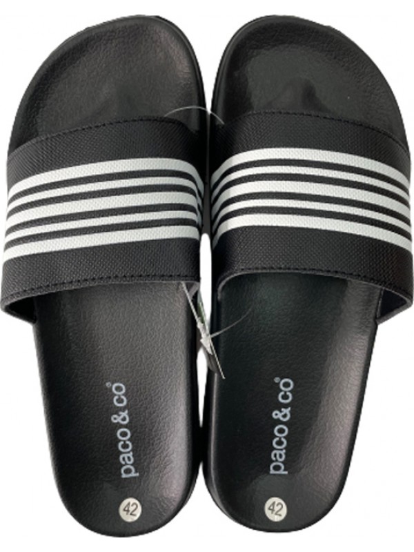 Paco Ανδρική Σαγιονάρα Χρώμα Μαύρο/Λευκό paco 203504-black/white