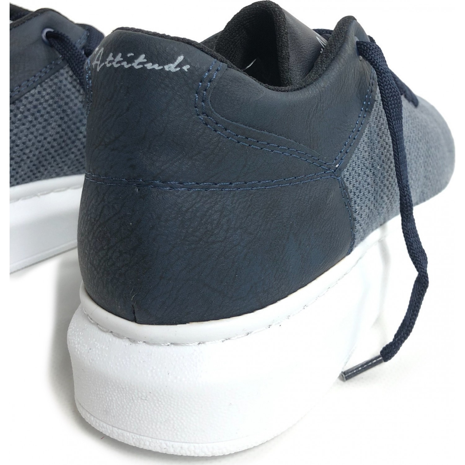 Ανδρικά sneakers με ψηλή σόλα ATTITUDE 3002 ΜΠΛΕ