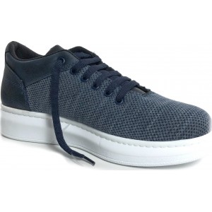 Ανδρικά sneakers με ψηλή σόλα ATTITUDE 3002 ΜΠΛΕ