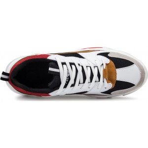 Life Style Butiken colorful sneakers men shoes trainer running 203521 white/red